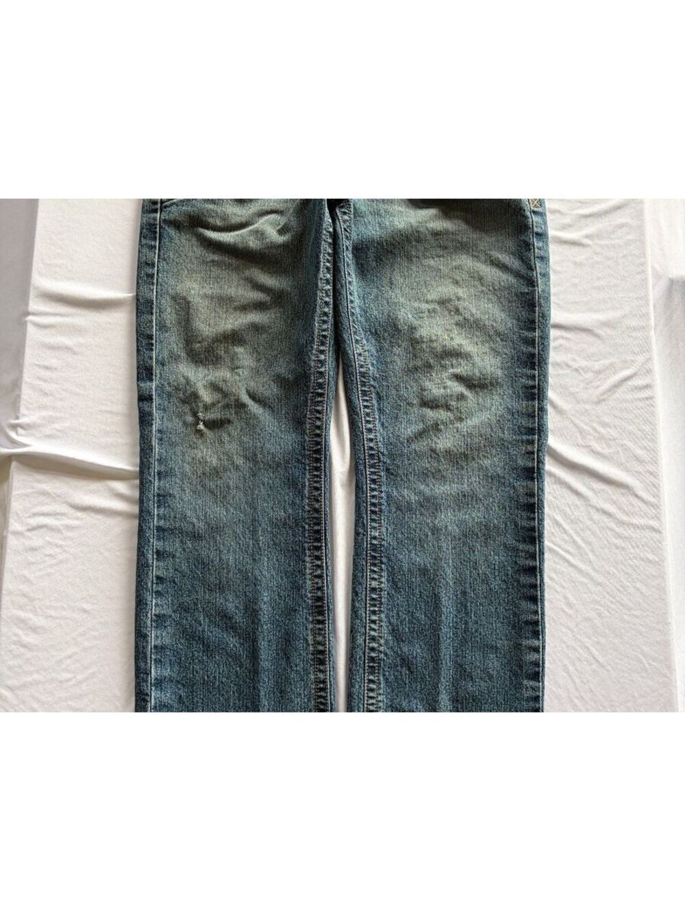 Ariat Rebar M5 Men’s Jeans 32x32 Straight Leg Distressed Blue Denim